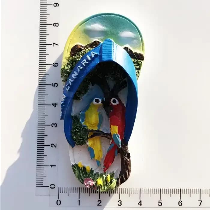 Aimants de réfrigérateur espagnols avec cadre 3D, carte des îles Canaries, grande diffusion, souvenir touristique, artisanat, autocollants magnétiques
