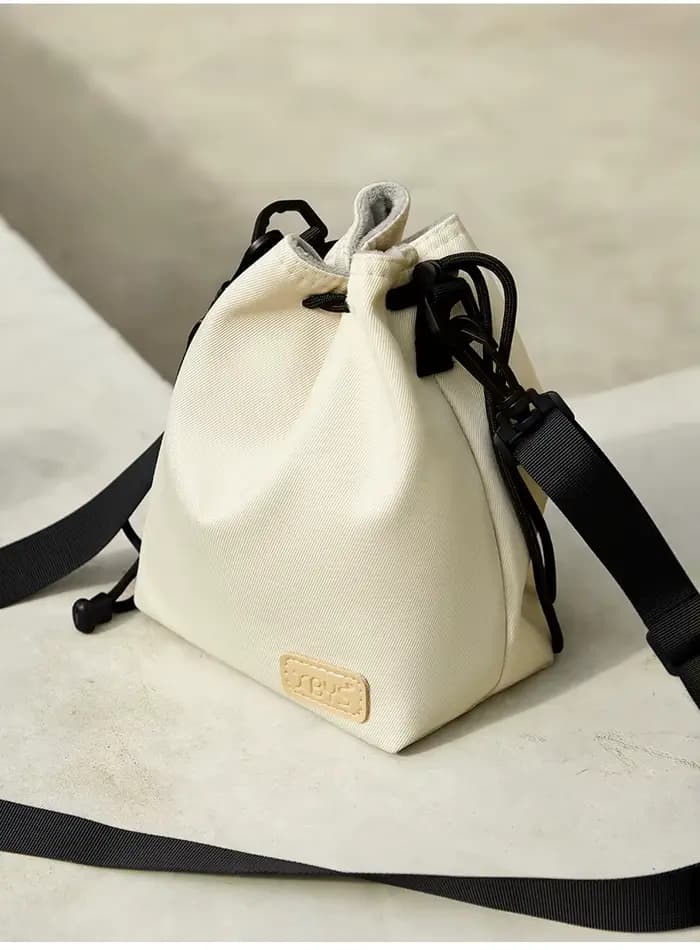 Pochette d'épaule légère pour appareil photo, sac de rangement pour appareil photo DSLR avec cordon de serrage, sac intérieur pour appareil photo Fuji Canon