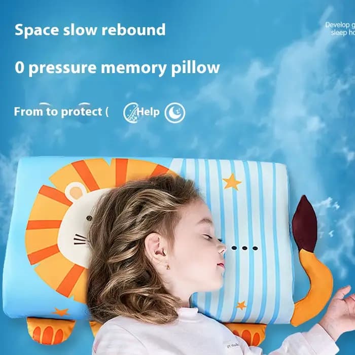 Oreiller Ergonomique en Mousse à Mémoire de Forme pour Enfant