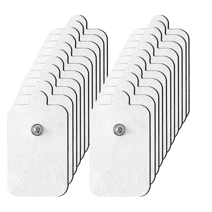 Électrodes en gel TENS auto-adhésives en tissu non tissé pour machine de massage corporel relaxant