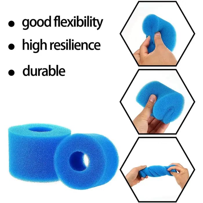 Filtre en mousse lavable réutilisable pour spa pur