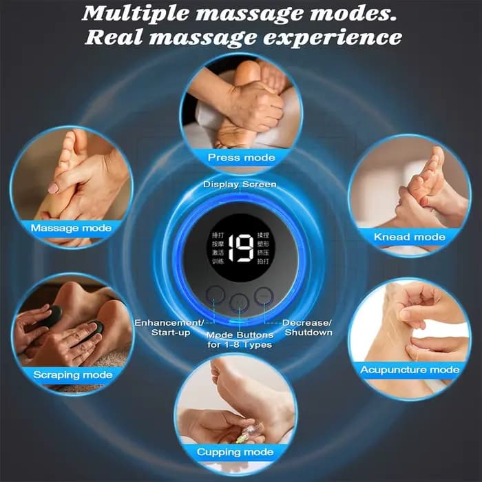 Polymères de massage électrique pour les pieds