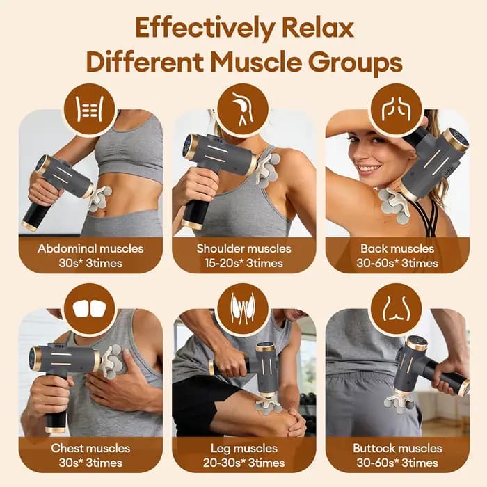 Pistolet de Massage électrique 11 en 1