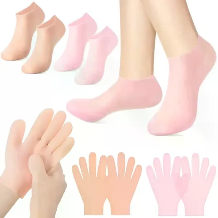 Masque pour les pieds Anti-fissure en Silicone SPA
