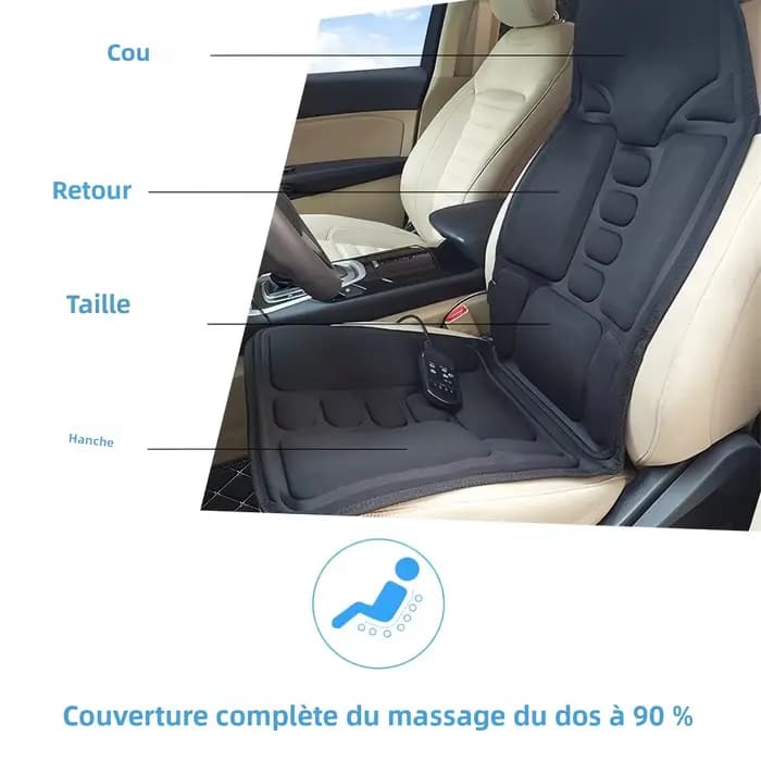 Coussin de massage portable pour le corps entier