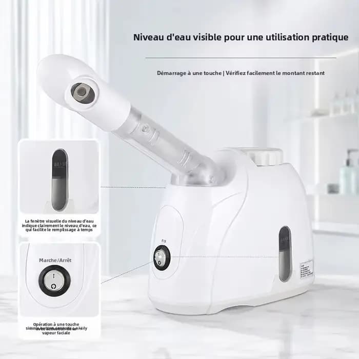 360 ° Vaporisateur facial rotatif à vapeur chaude