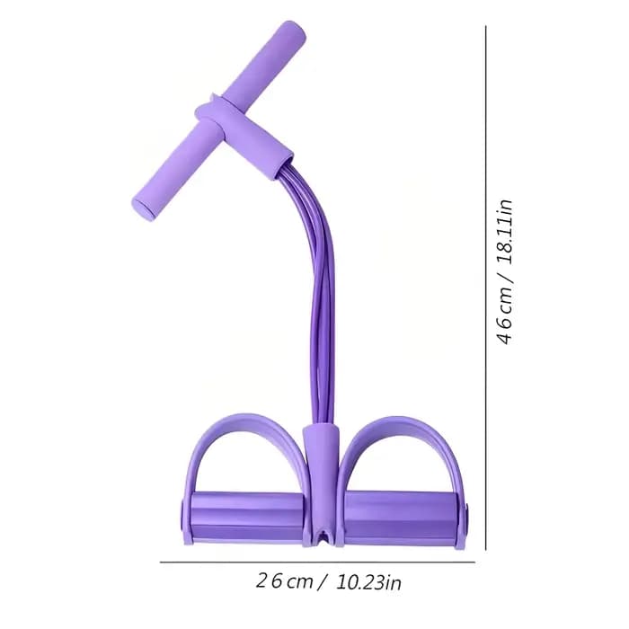 Tendeur de pédale à quatre tubes, équipement de Fitness domestique multifonctionnel, Yoga, renforcement Abdominal, bande élastique, corde de Tension