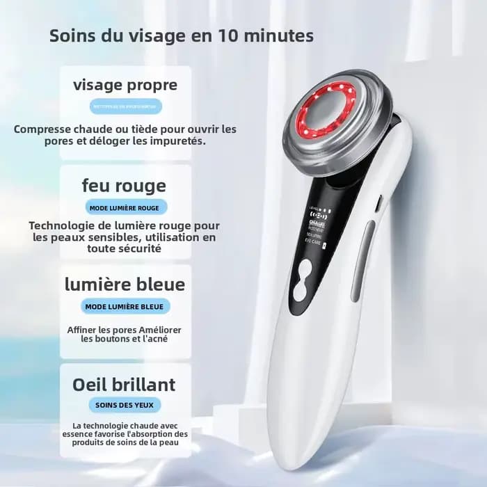 Appareil de beauté EMS à microcourant