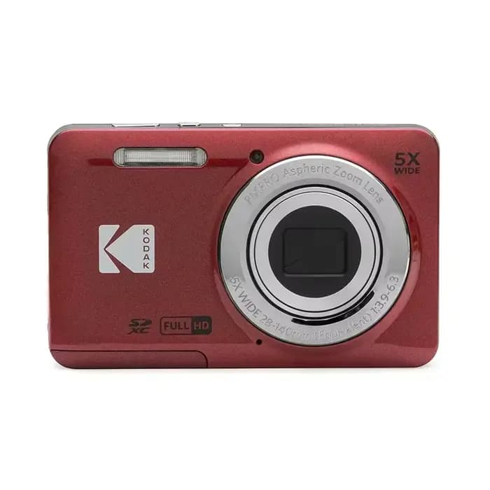 Caméra de vlogging Full HD originale KODAK PIXPRO FZ55, caméra numérique 1080P, 16MP, écran LCD 2,7 pouces, zoom optique 5x, grand angle 28 mm pour vidéo