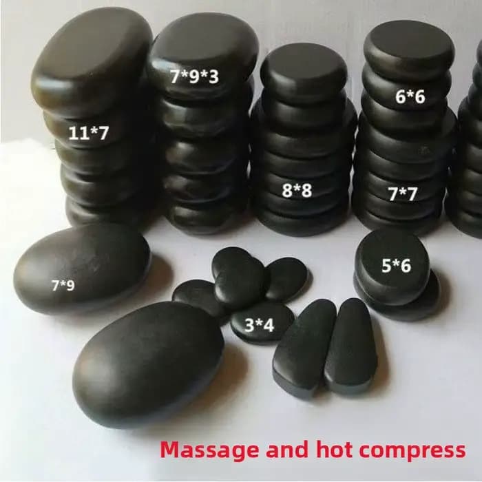 7x11 cm 9x7 cm 8x8 cm pierre chaude Massage pierres de lave énergie naturelle