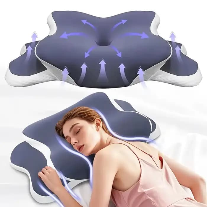 Oreiller cervical en mousse à mémoire de forme