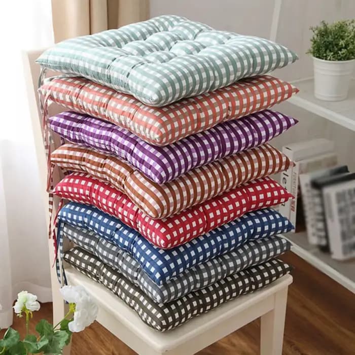 Coussin de chaise carré avec sangle, coussin de canapé intérieur et extérieur, coussin d'oreiller pour la maison et la voiture