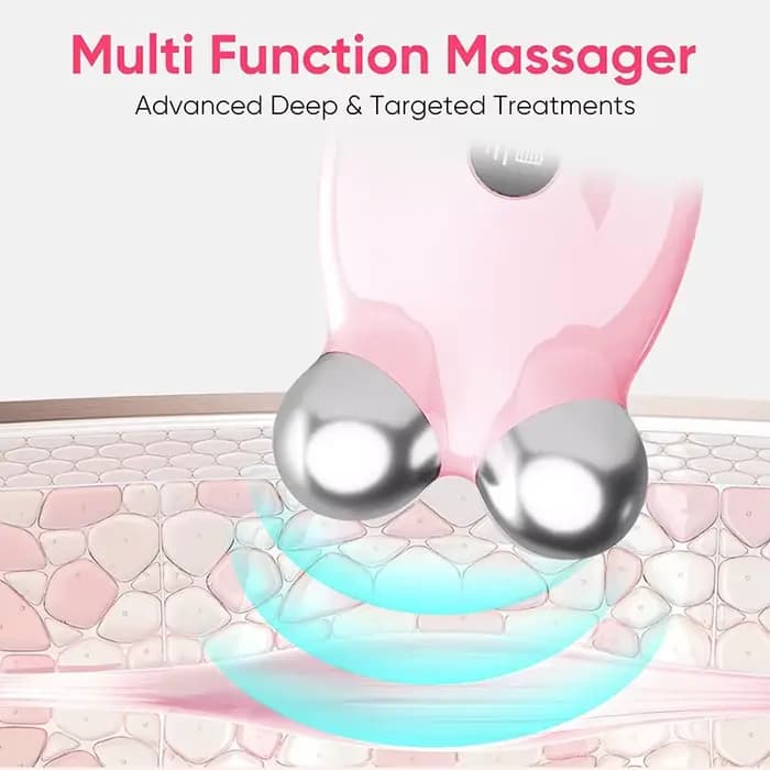 EMS masseur Facial rouleau microcourant Machine de Lifting du visage v-face