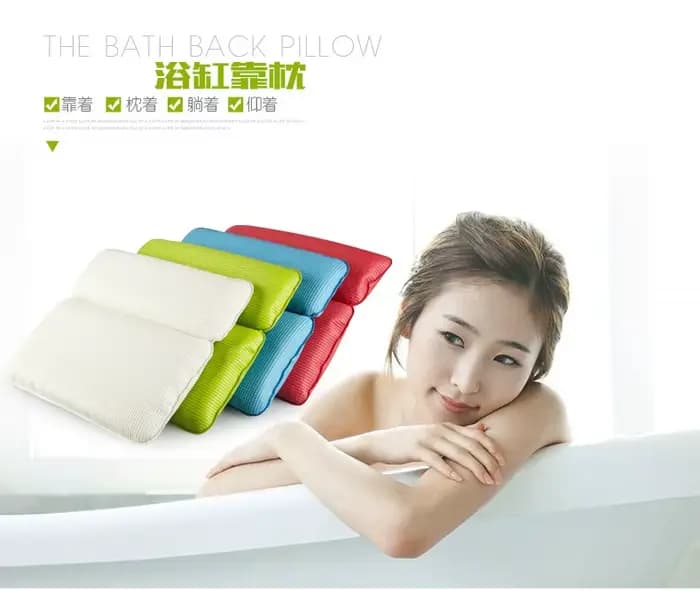 Oreiller de Bain en Éponge Imperméable