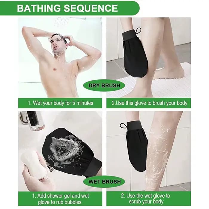 Gant exfoliant marocain Kessa pour le hammam