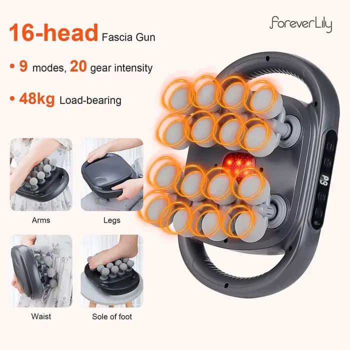 Pistolet de Massage corporel à vibrations haute fréquence