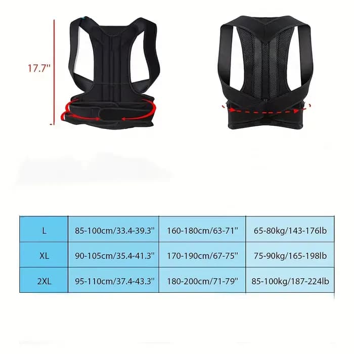 Correcteur de posture pour hommes et femmes