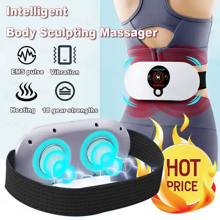 Masseur de taille électrique EMS Stimulation musculaire impulsion corps sculptant