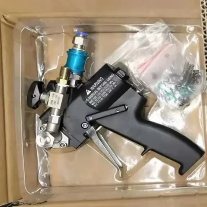 Pistolet de pulvérisation de mousse de polyuréthane PU P2, pistolet PU 35Mpa avec combinaison d'accessoires