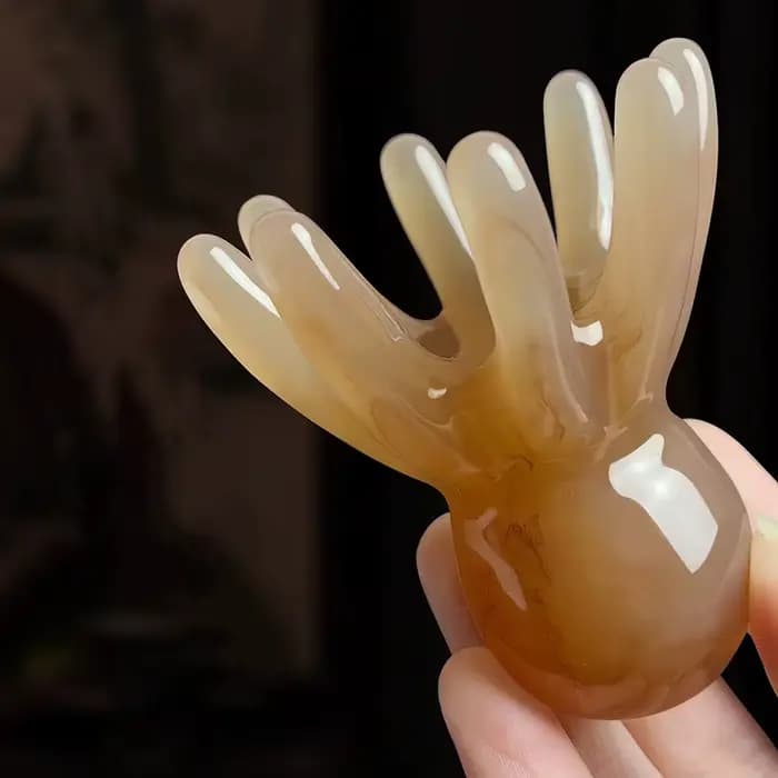 Peigne de Massage en résine poulpe