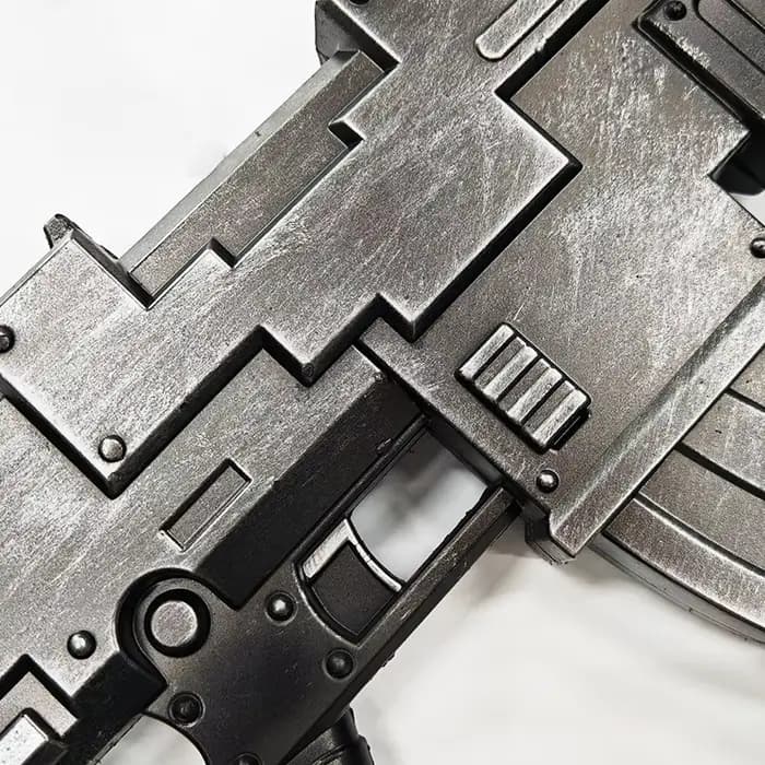 Pistolet jouet Blaster 51cm, accessoires Cos, périphériques de jeu, modèle en matériau PU, décorations de jeu de rôle, cadeaux d'halloween