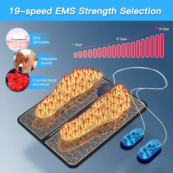 Polymères de massage électrique pour les pieds