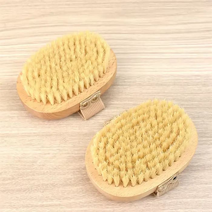Brosse corporelle en bois pour SPA