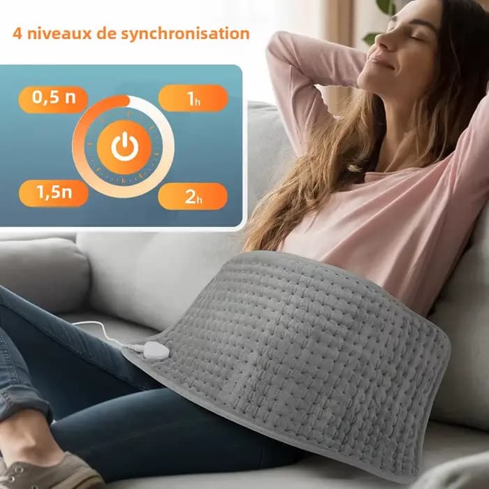 Coussin chauffant électrique 30x60cm