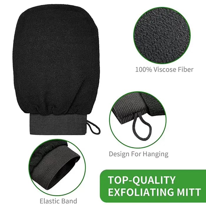 Gant exfoliant marocain Kessa pour le hammam