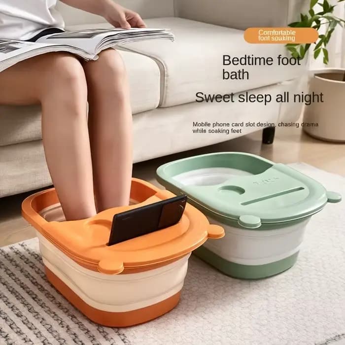 1 pièce Grande Baignoire Pliable pour Spa des Pieds