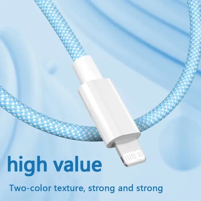 Câble USB C pour iPhone 14 13 12 11 Pro Max Mini XS XR iPad PD 20W cordon de données de charge rapide câble USB vers IOS 1M/2M