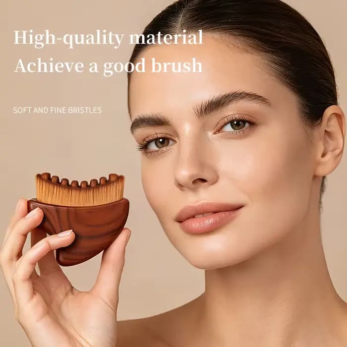 Brosse de massage lymphatique pour le visage