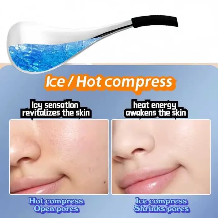 Boules de glace en acier inoxydable pour le soin du visage
