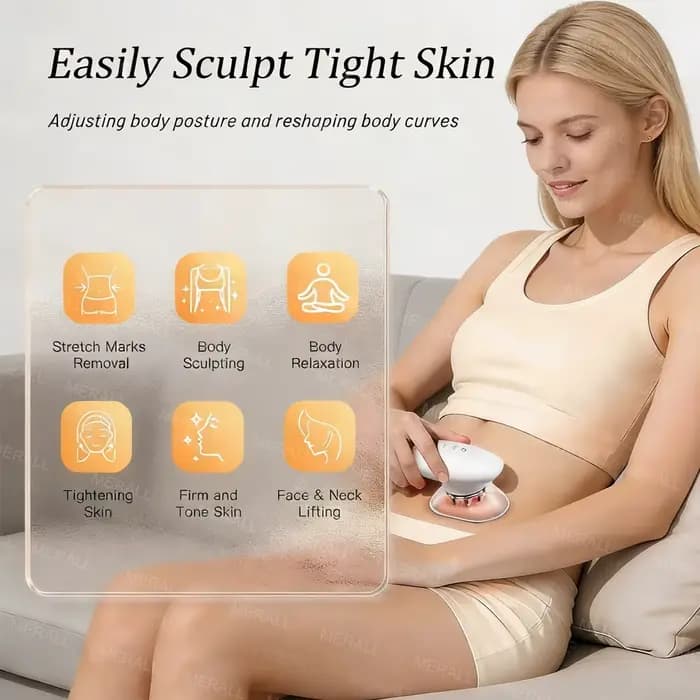 Appareil de massage électrique anti-cellulite EMS pour l'abdomen