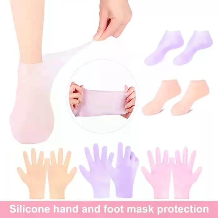 Masque pour les pieds Anti-fissure en Silicone SPA