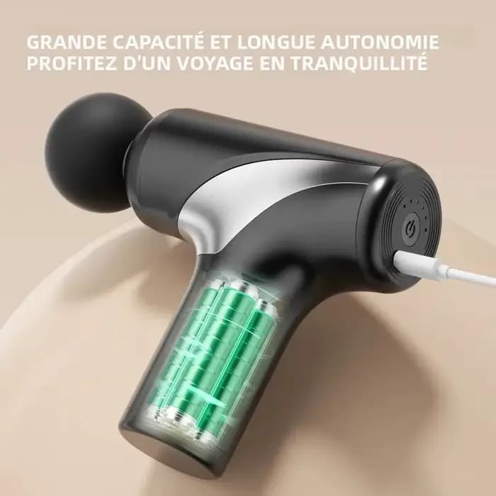 Pistolet de massage électrique à 10 têtes pour la relaxation corporelle