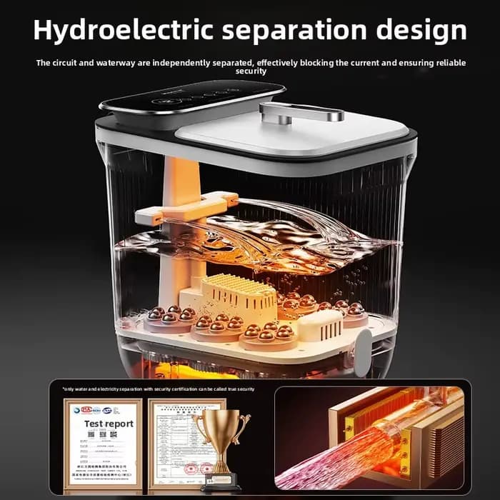 Bain de pieds électrique pour spa à domicile avec chauffage et température constante