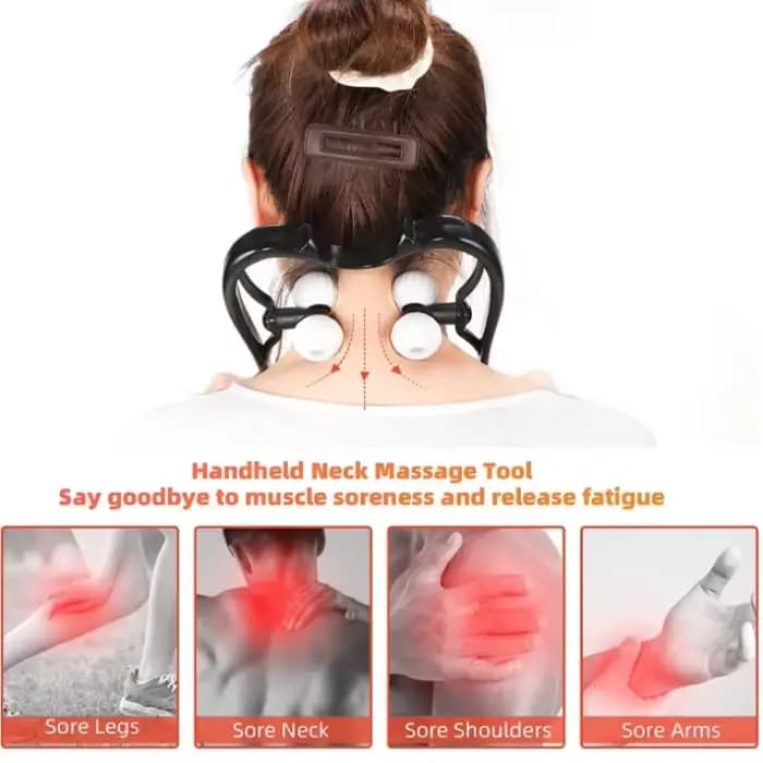 Masseur cervical, pince de cou