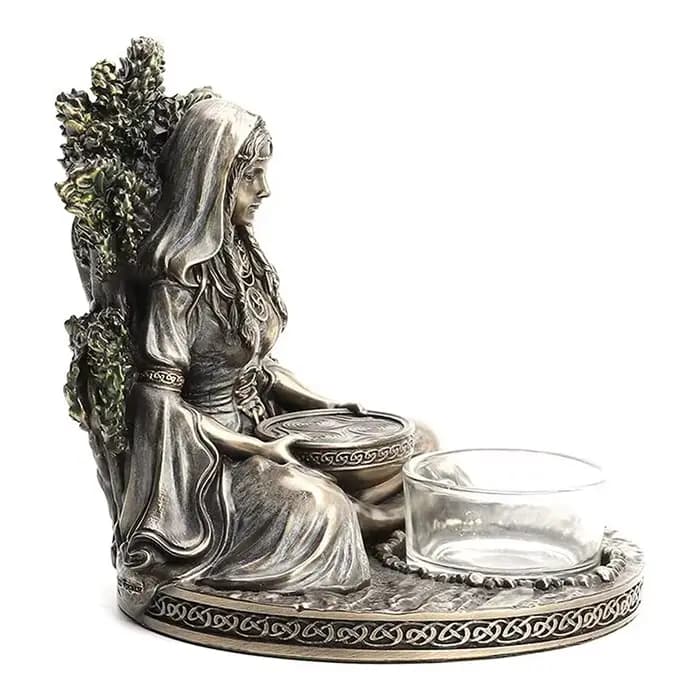 Cernunnos Assis Statue Sculpture, Dieu Celtique ci-après les Holder, Myenson Goddess Desktop, Home Decor, Artisanat Figurine, Prairie Rome