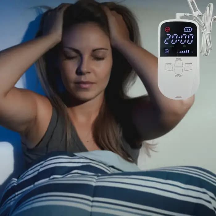 Stimulation du cerveau électrothérapie dispositif de thérapie de Neurofeedback masseur de tête sommeil calme