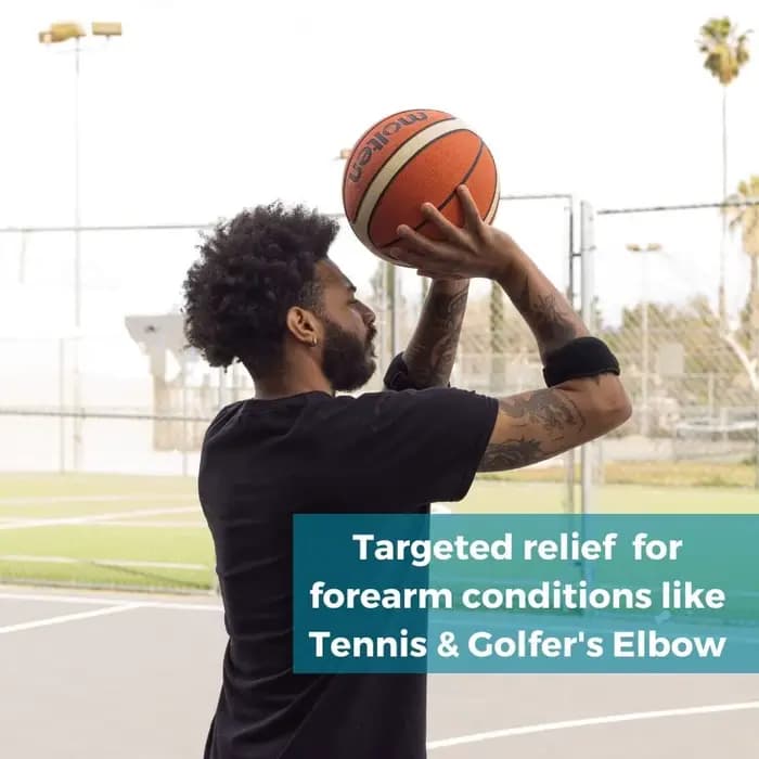 BraceTop-Attelle de coude de tennis pour tendinite, avant-bras, oto, support de coude de golf, brassard avec coussin de compression, hommes et femmes, 1PC