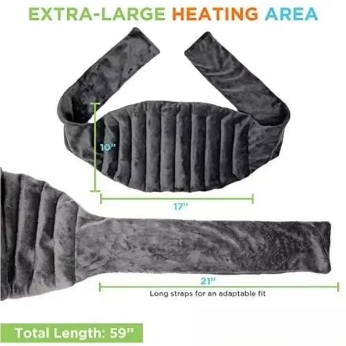 Coussin chauffant extra large pour micro-ondable