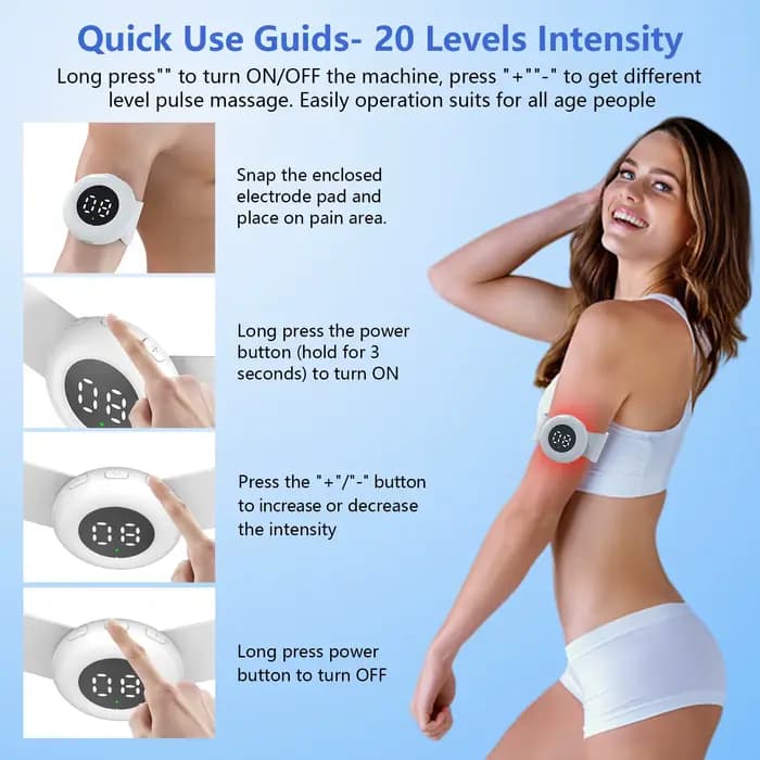 KTS Tens-Appareil de massage électrique sans fil