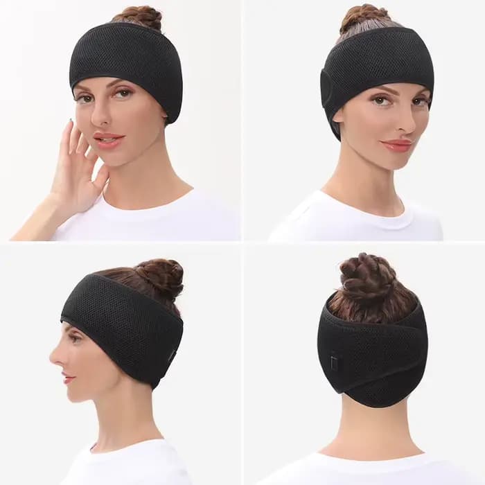 Bandeau chauffant électrique pour la tête – Soulagement de la fatigue et relaxation – 3 modes – Bien-être à domicile
