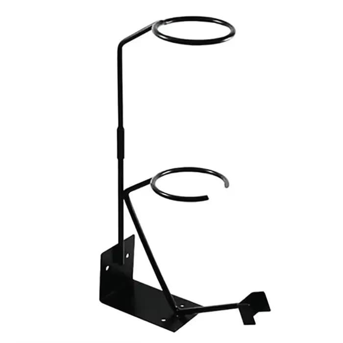 Support de pistolet de pulvérisation de peinture à alimentation par gravité avec support de crépine, support de pistolet de pulvérisation d'air amovible mural ou sur banc, noir