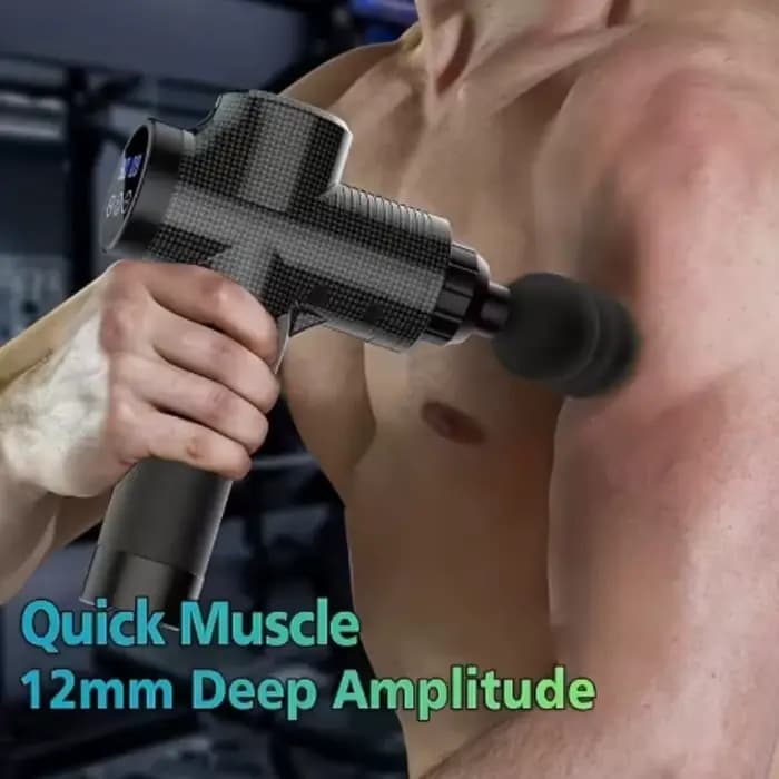 Pistolet de massage musculaire profond multifonctionnel, pistolet à choc électrique, corps de massage, épaules relaxantes, fitness, pistolet de fascia portable