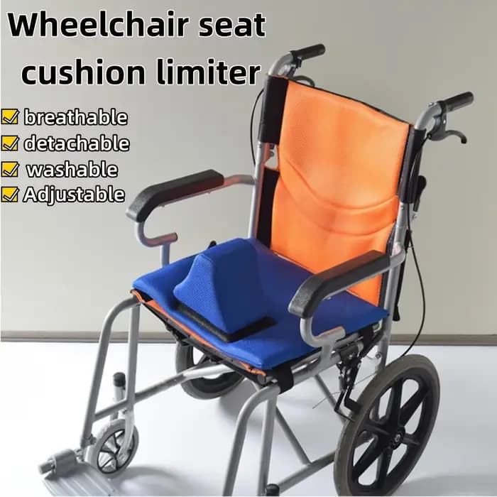 Coussin pour fauteuil roulant avec sangles réglables, matériaux respirants, soulage la pression, améliore la stabilité, coussin de siège