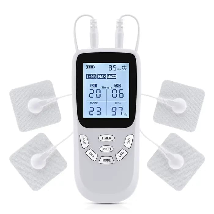 Stimulateur musculaire Tens 12 modes électrique EMS Acupuncture Massage corporel thérapie numérique Machine amincissante électrostimulateur