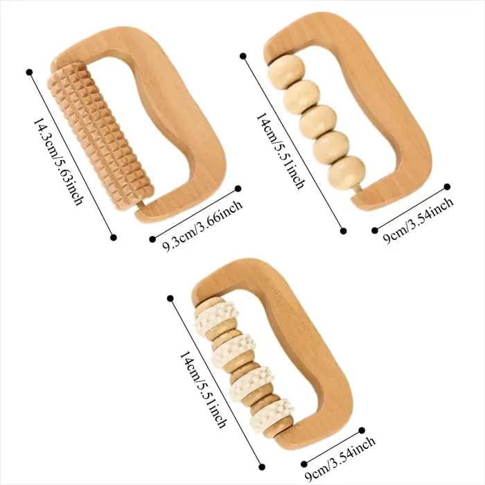 Outil de massage manuel portatif – Appareil ergonomique portable de soins du corps au quotidien