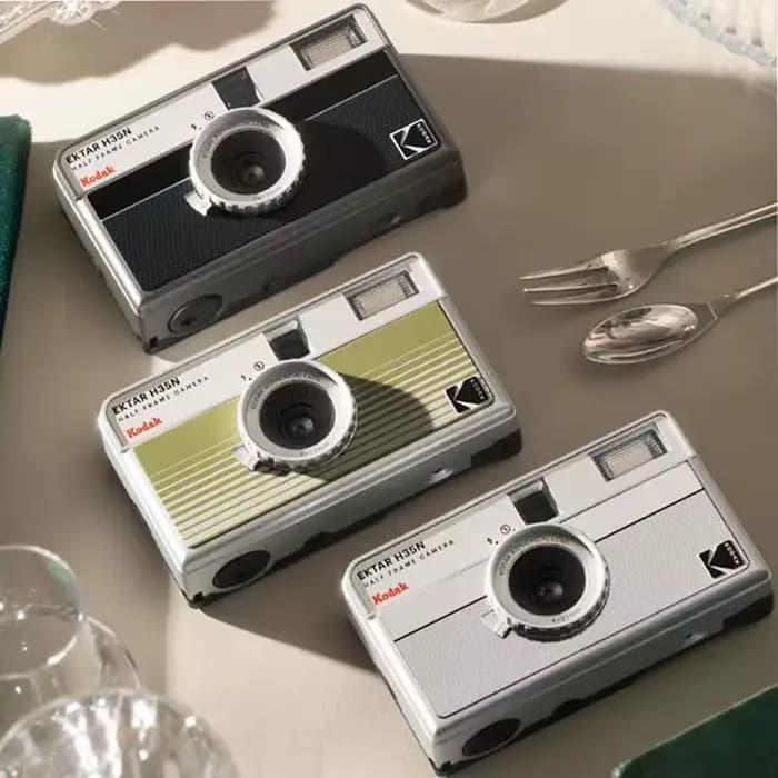 KODAK EKTAR-Appareil photo demi-cadre H35N, appareil photo à film réutilisable avec flash, original, 35mm, cadeau d'anniversaire